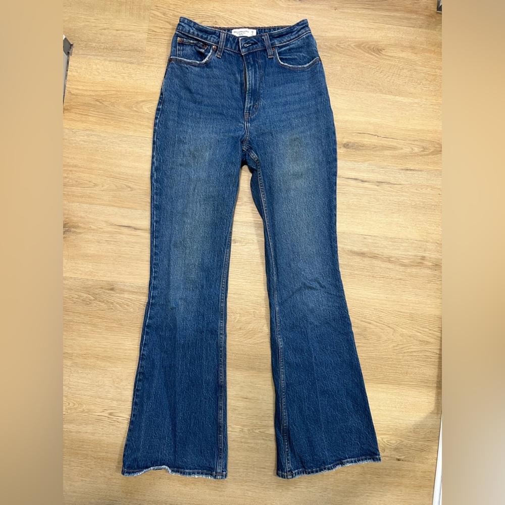 Abercrombie & Fitch curve love TALL Flare Jean